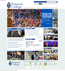 Pomona College Pre-redesign